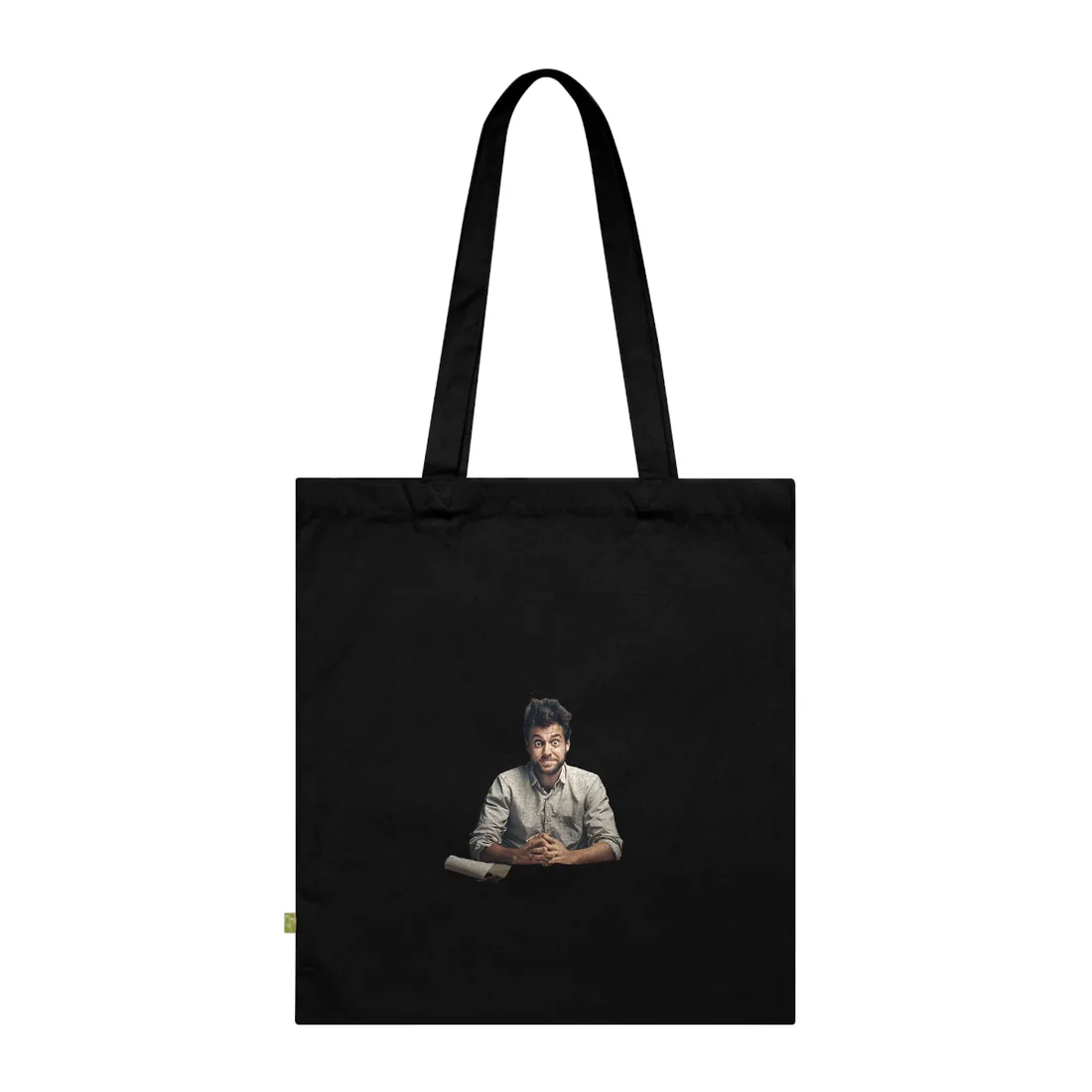 Self-Portrait in Reflection: Everyday Life Moment - Tote Bag (Black)