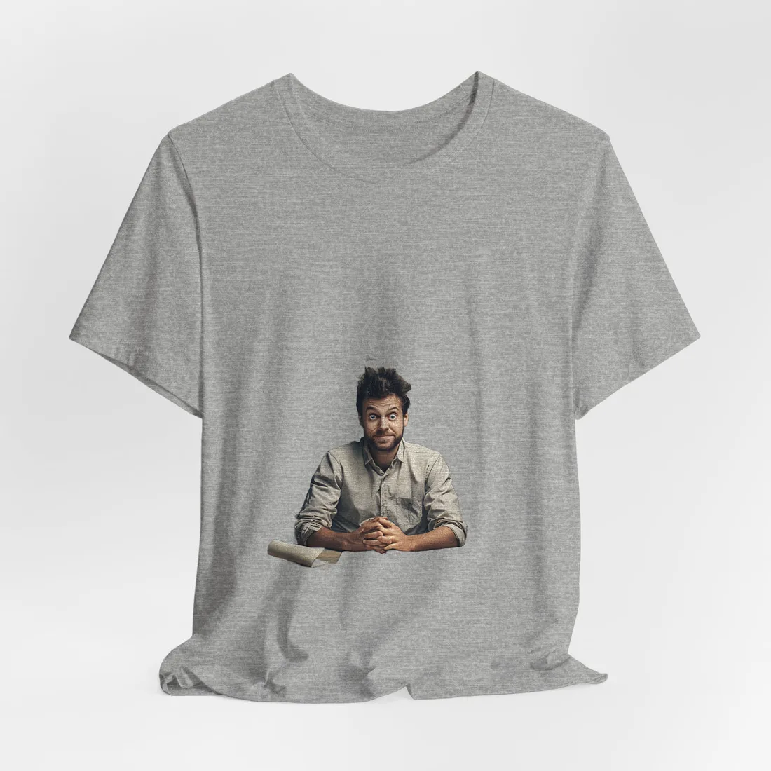 Self-Portrait in Reflection: Everyday Life Moment - T-Shirt (Athletic Heather)