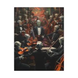 Robot Orchestra Concert Canvas Print