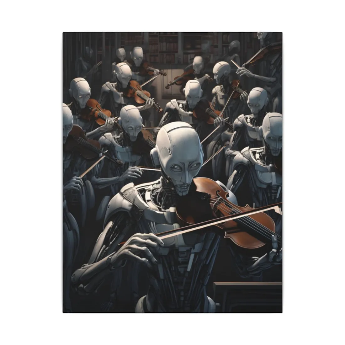 Sentient Robot Symphony: A Robot Orchestra - Canvas