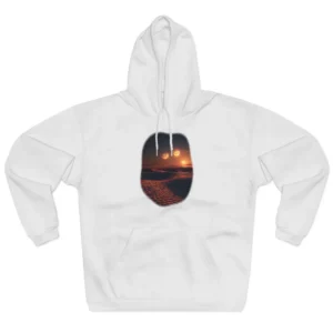 Desert Dunes Under Two Moons Hoodie
