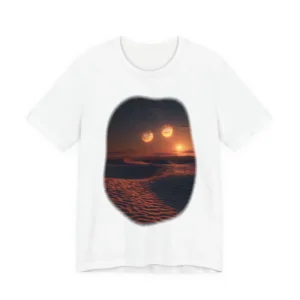 Desert Dunes Under Two Moons T-Shirt