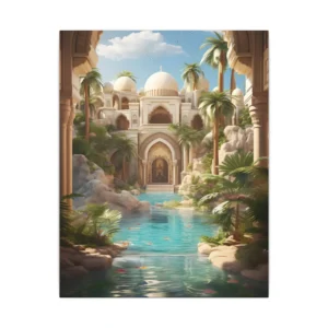 Palace Pool Oasis Canvas Print