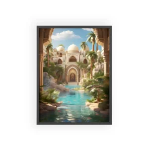 Palace Pool Oasis Framed Poster
