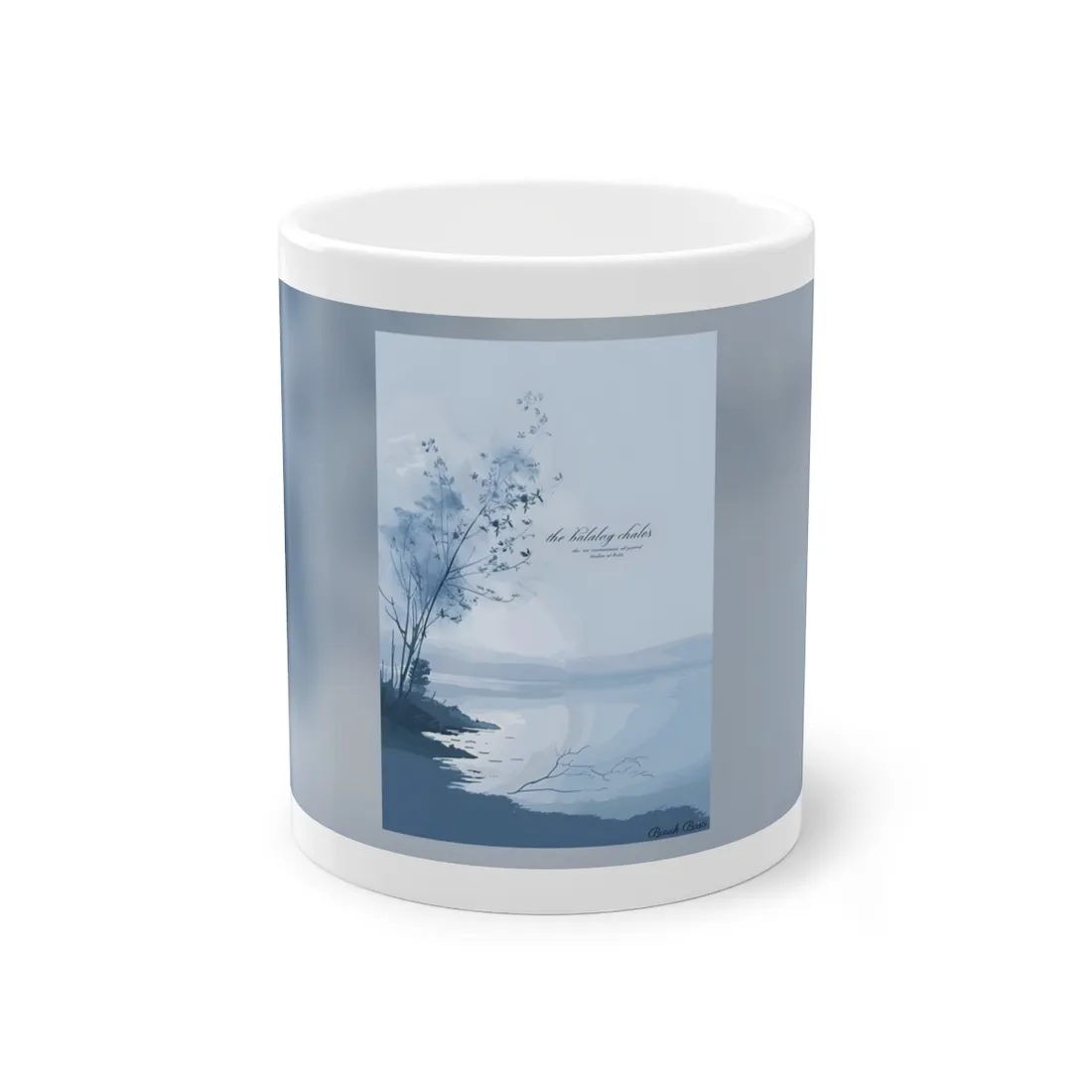 Serene Landscape: Inspirational Quote Art - Mug