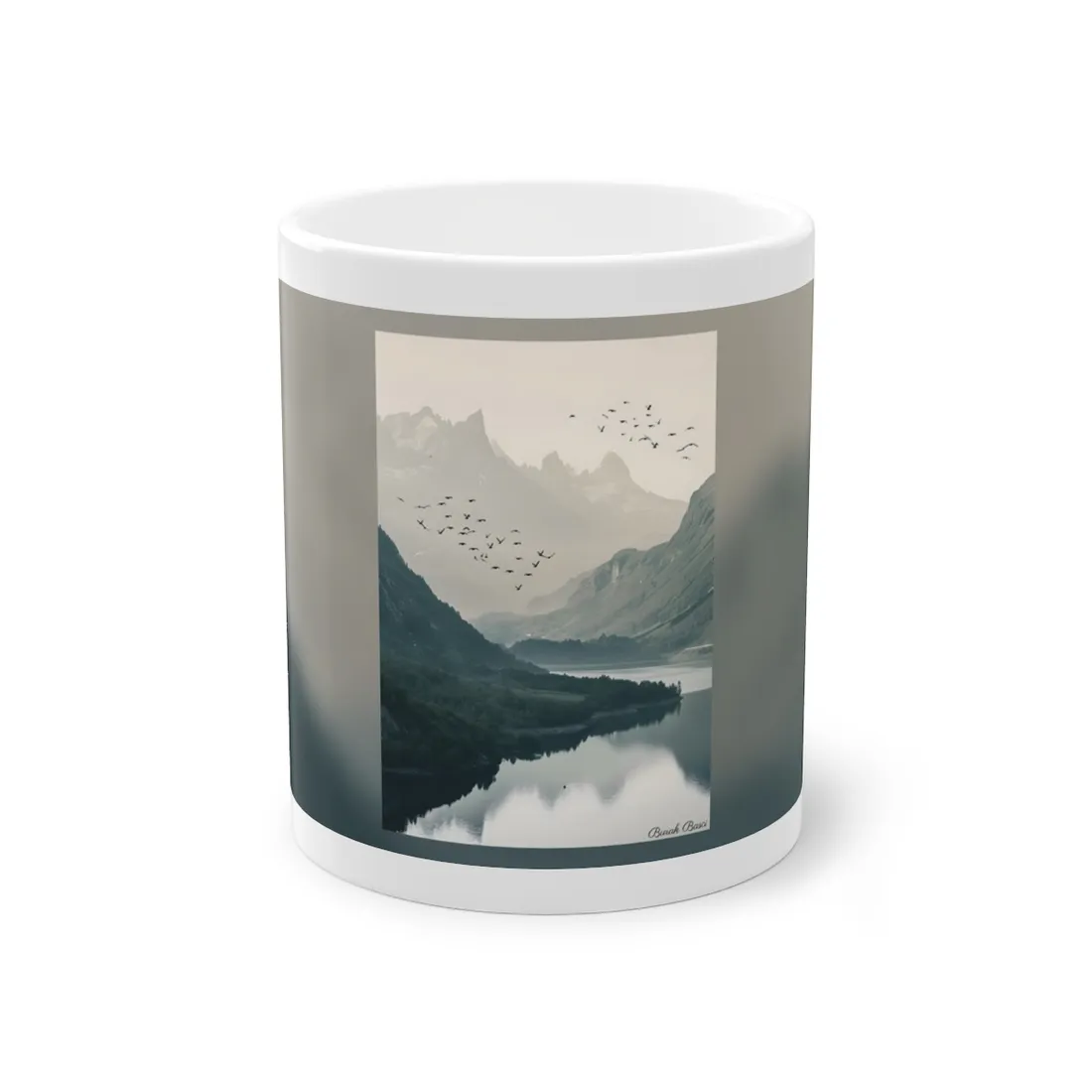 Serene Mountain Lake: A Peaceful Nature - Mug