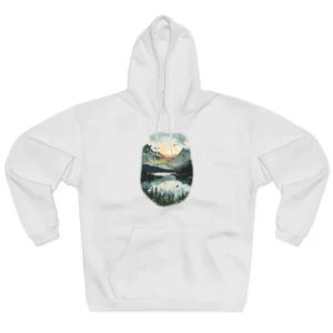 Mountain Lake at Sunrise Hoodie