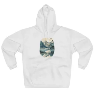 Mountains Reflected in Lake Hoodie
