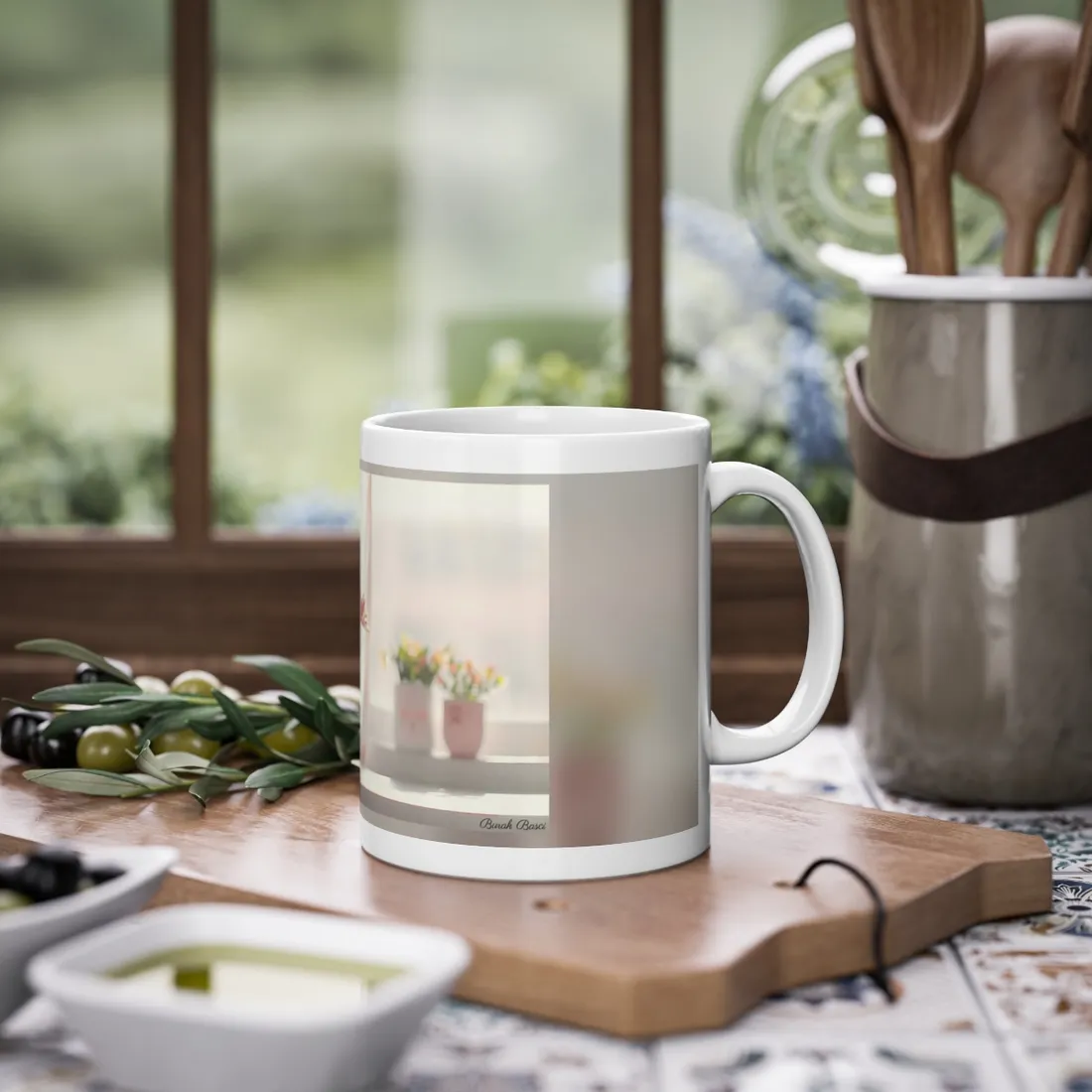 Serene Outdoor Landscape: Soft-Spoken Reminder - Mug