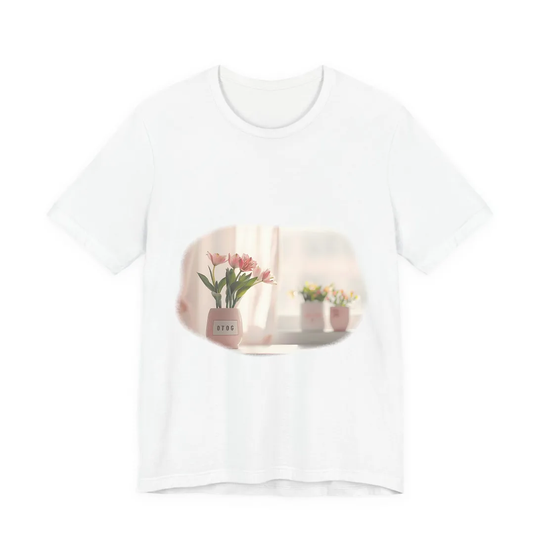 Serene Outdoor Landscape: Soft-Spoken Reminder - T-Shirt (White)