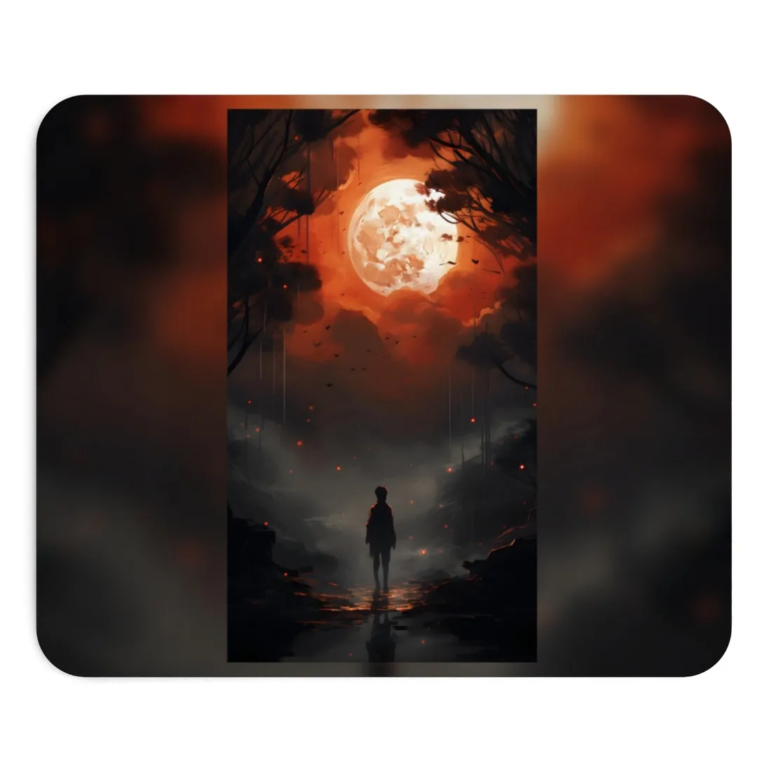 Serene Outdoors: A Peaceful Moment - Mouse Pad