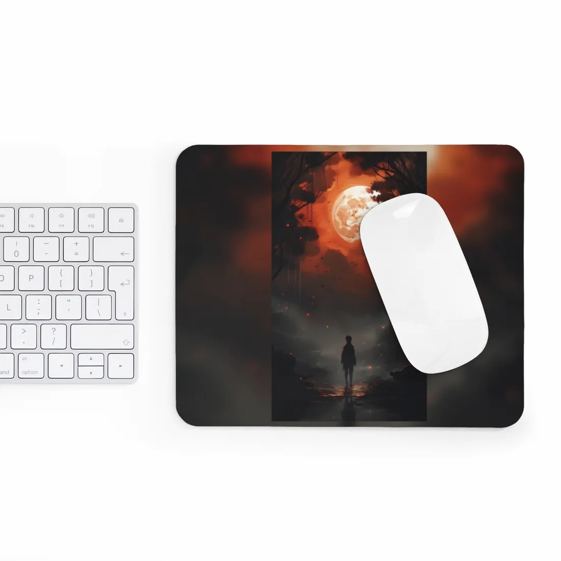 Serene Outdoors: A Peaceful Moment - Mouse Pad