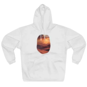 Desert Sunset Landscape: Dunes at Dusk Hoodie