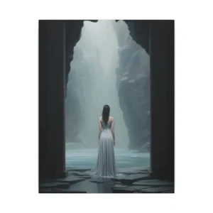 Gate to the Misty Cavern Canvas Print