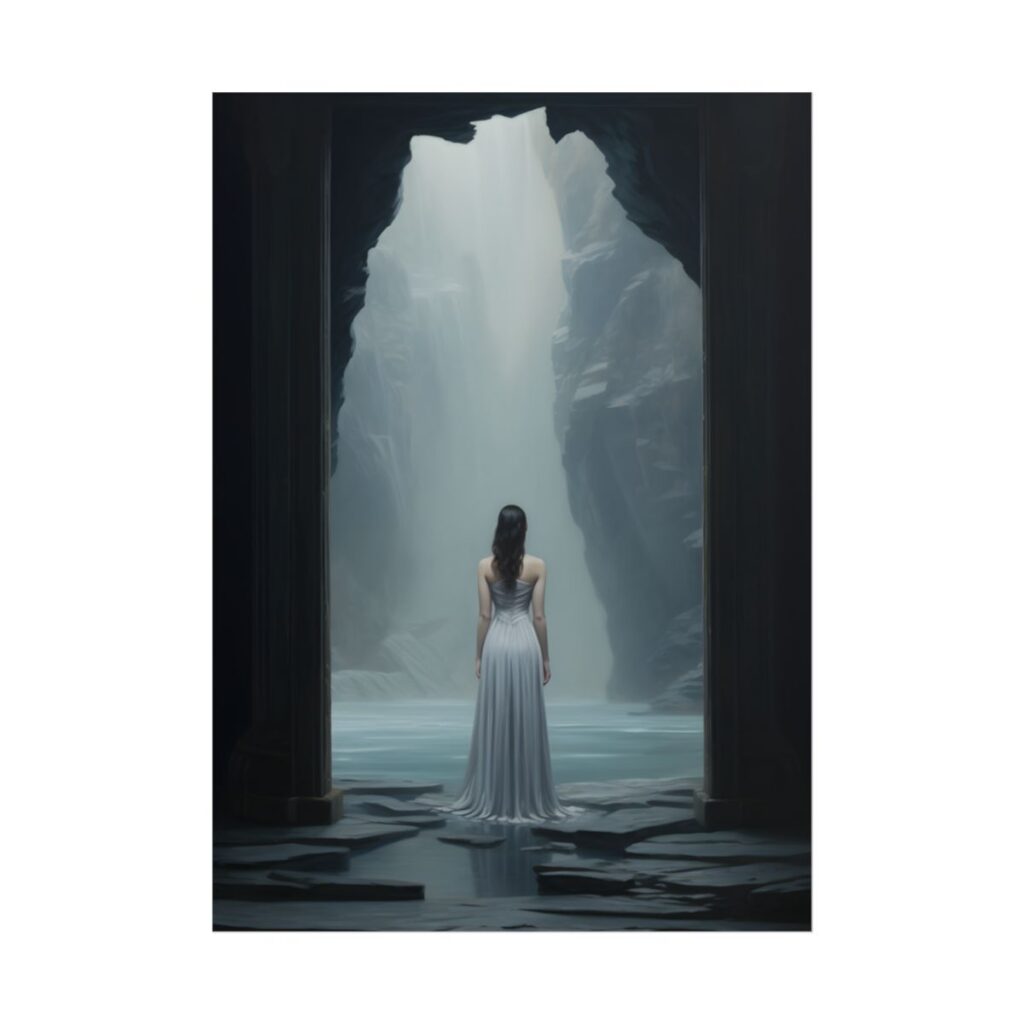 Serenity in Nature: Tranquil Outdoor Scene - Poster