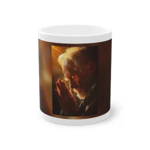 Old Man Praying Mug