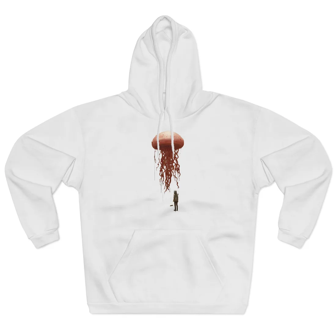 Serious Book Cover Art: Illustrative Masterpiece Hoodie - Hoodie (White)