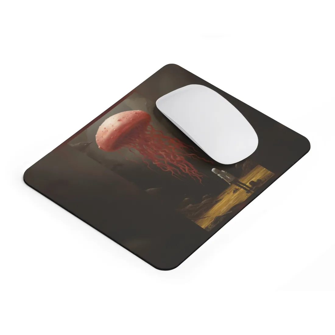 Serious Book Cover Art: Illustrative Masterpiece - Mouse Pad