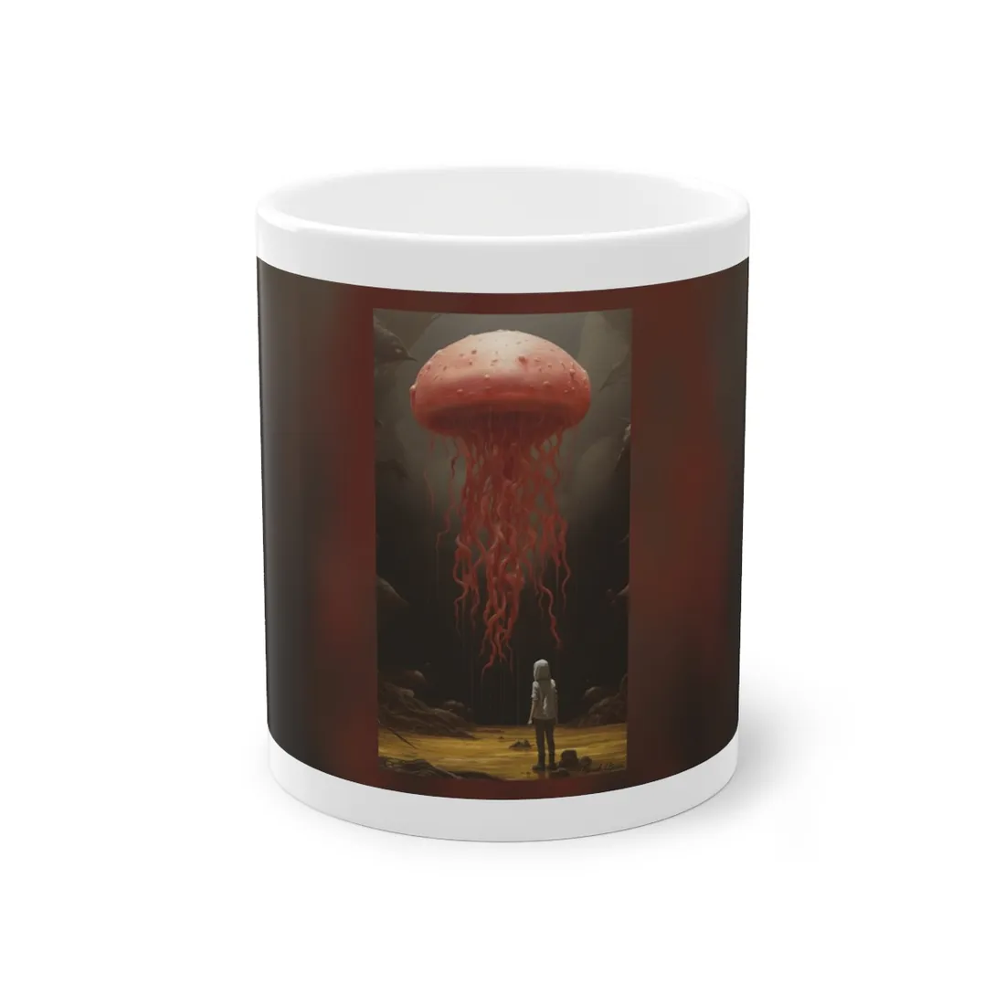 Serious Book Cover Art: Illustrative Masterpiece - Mug