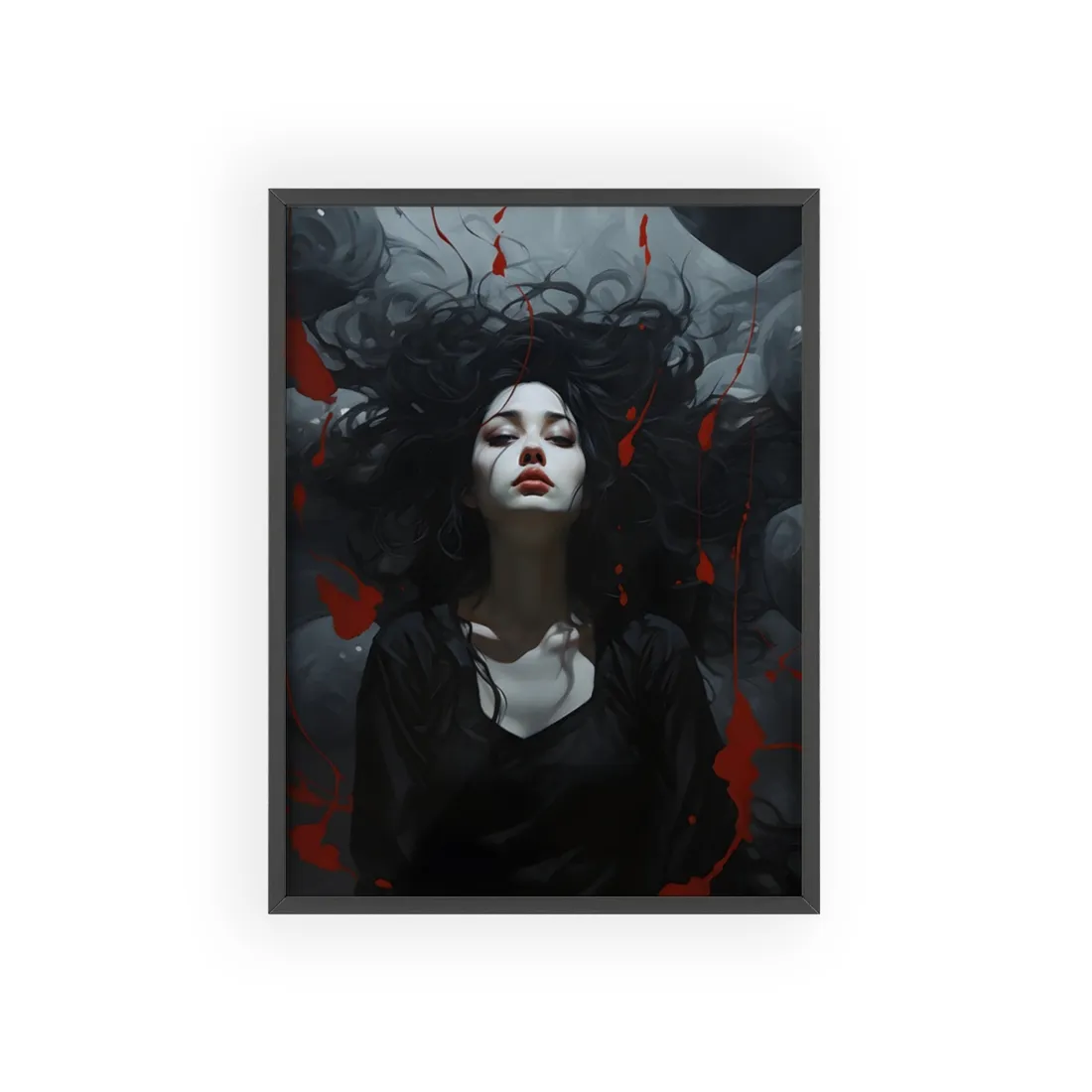 Simple Bottle Label Art: Object Photography - Framed Poster
