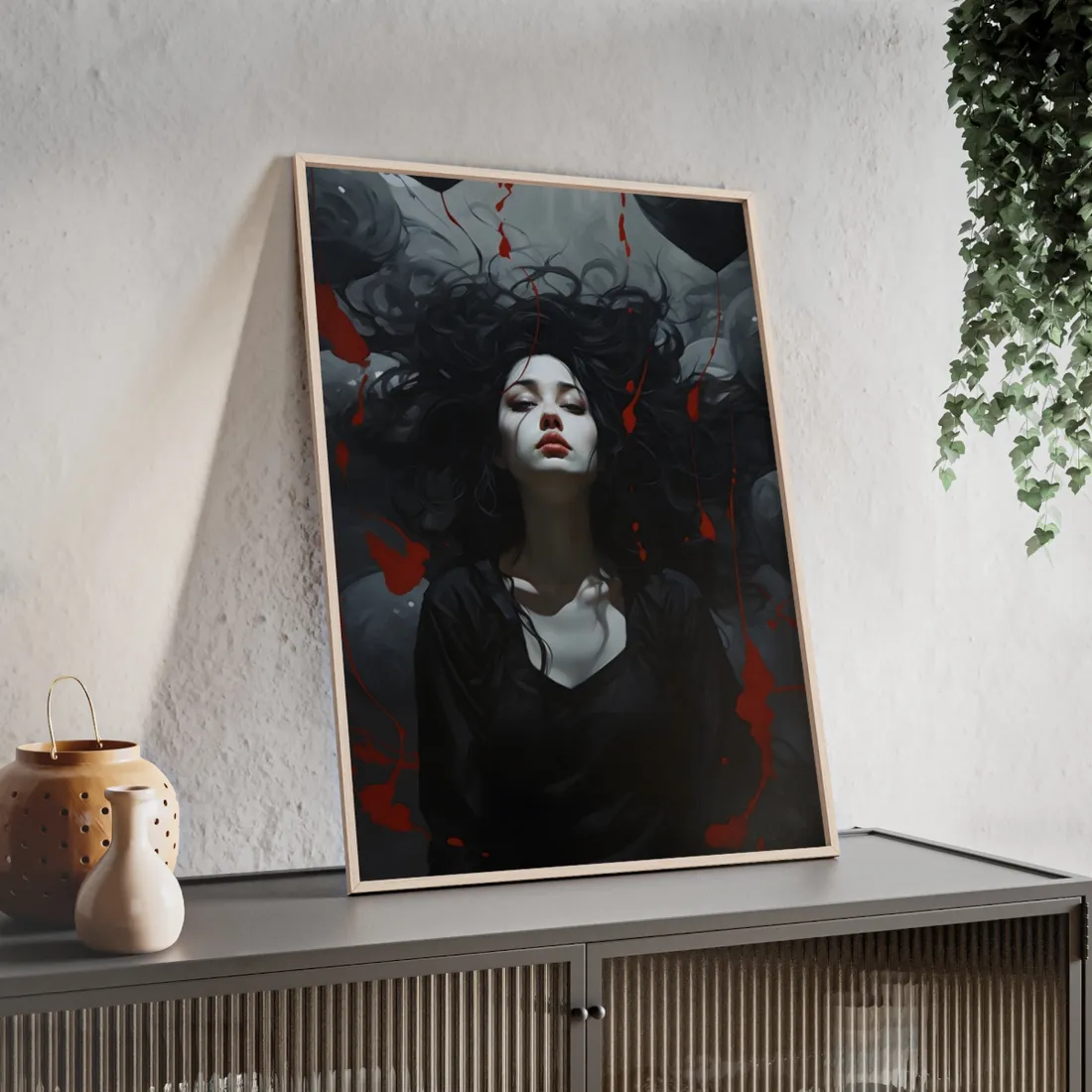 Simple Bottle Label Art: Object Photography - Framed Poster