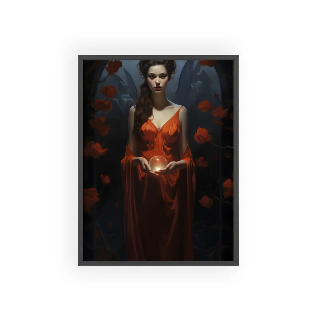 Simple Portrait: Individual in Style - Framed Poster