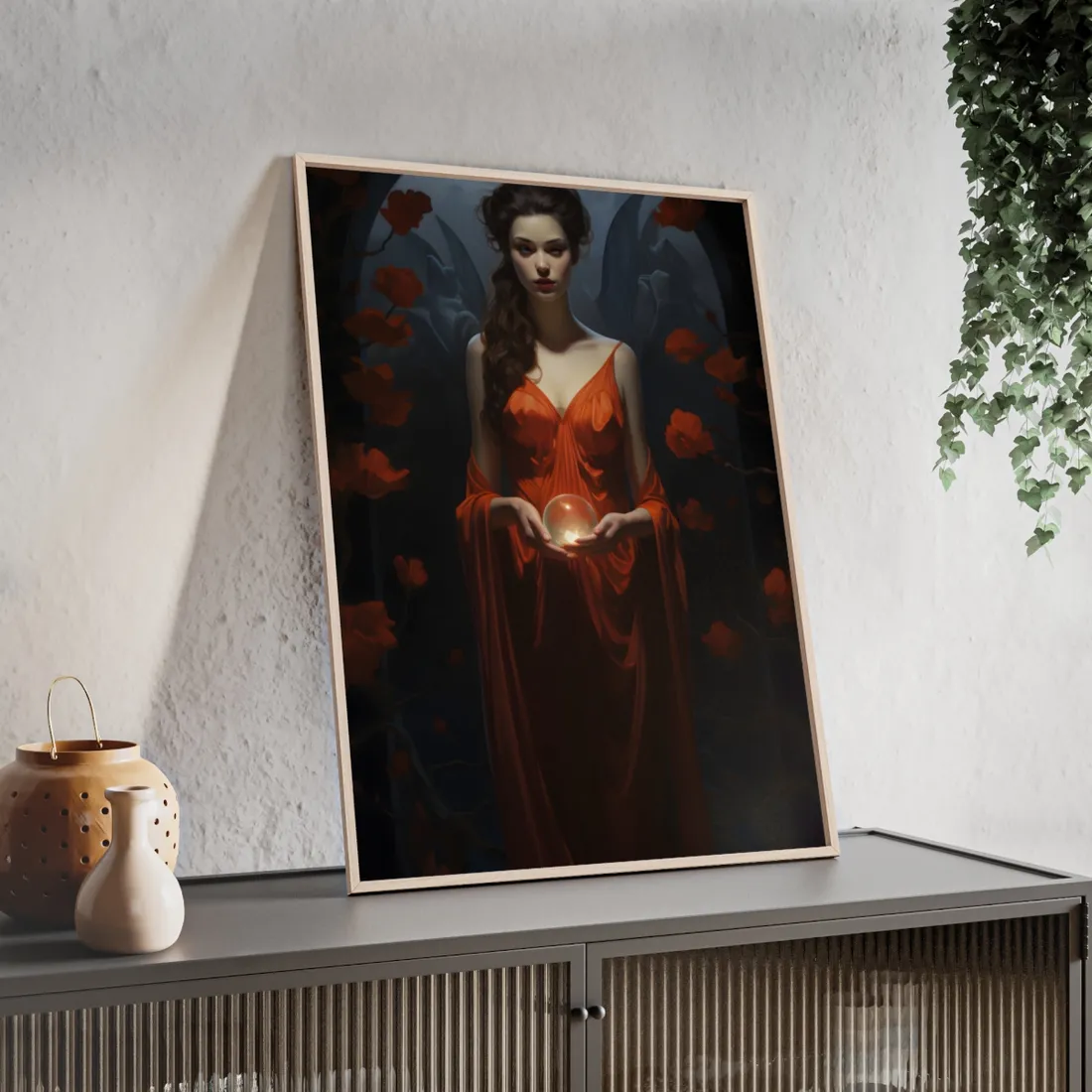 Simple Portrait: Individual in Style - Framed Poster