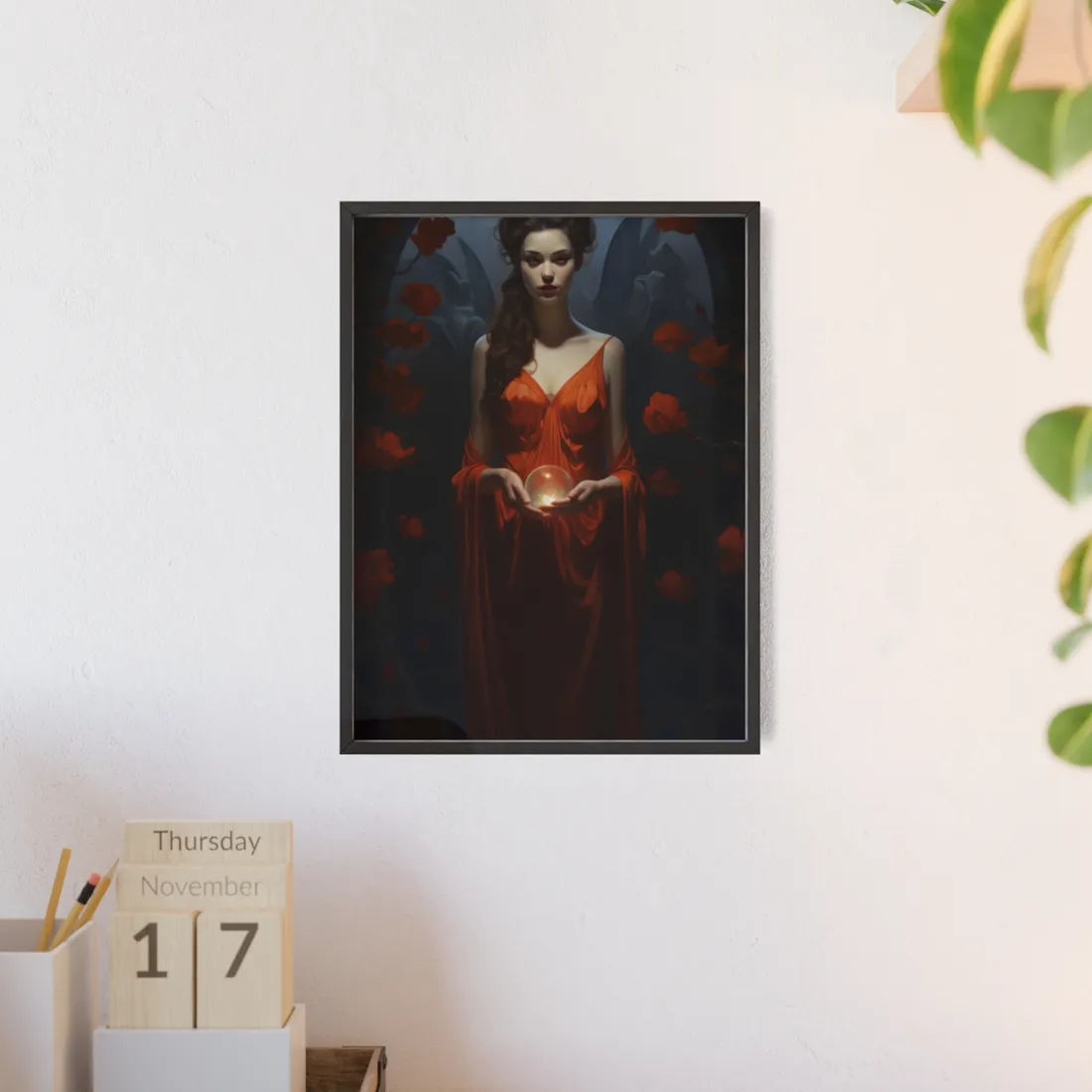Simple Portrait: Individual in Style - Framed Poster