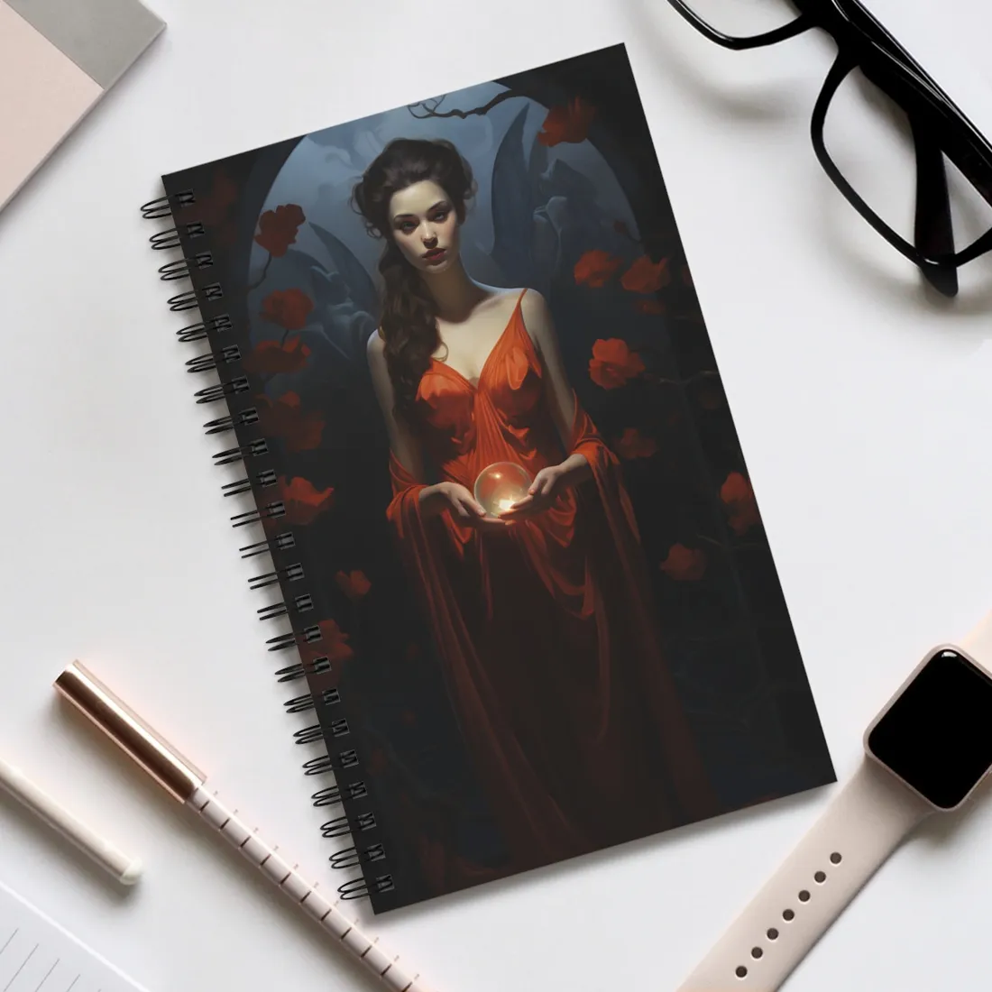 Simple Portrait: Individual in Style - Spiral Notebook