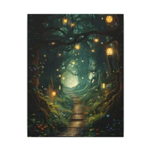 Enchanted Forest Path Canvas Print
