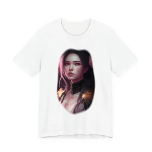 Woman with Rose in Hair T-Shirt