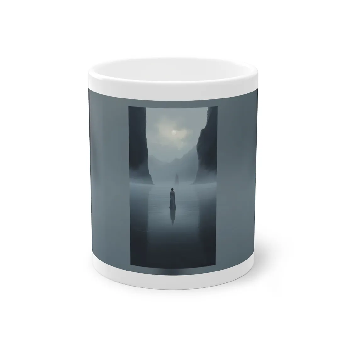 Soft Focus Portrait: Gentle Moment in Quiet Space - Mug