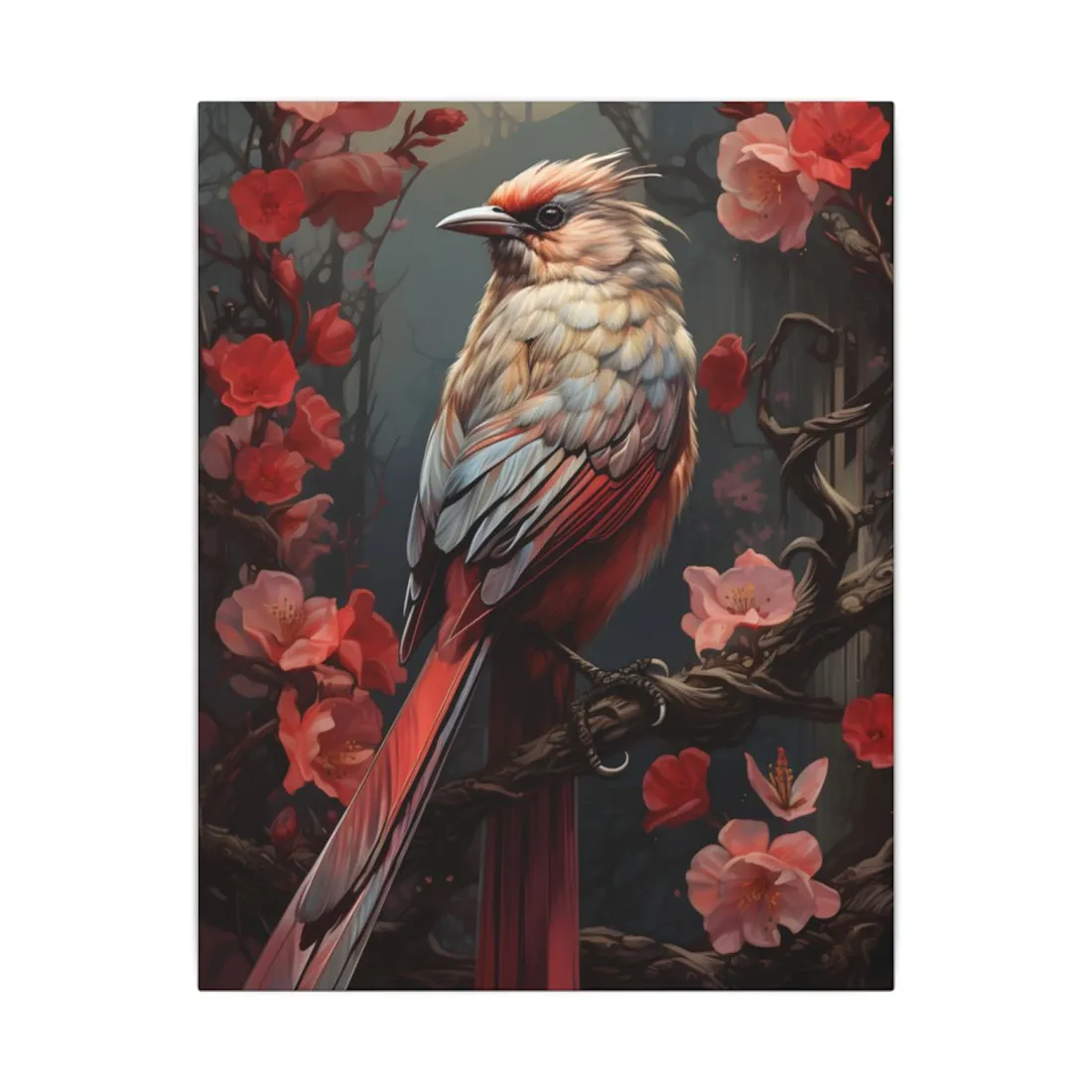 Songbird 6: Natural Portrait of a Small Bird - Canvas