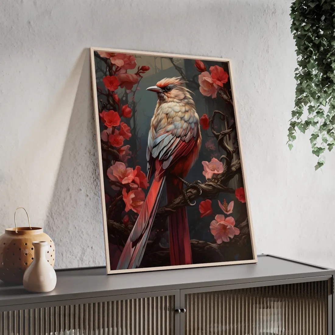 Songbird 6: Natural Portrait of a Small Bird - Framed Poster