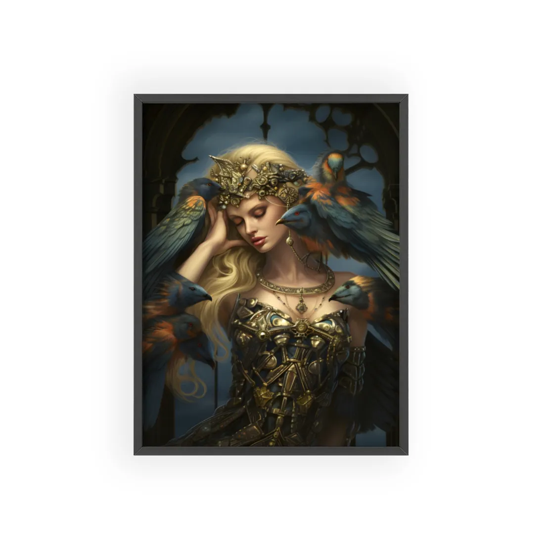 Songbird Guardian: Nature - Framed Poster