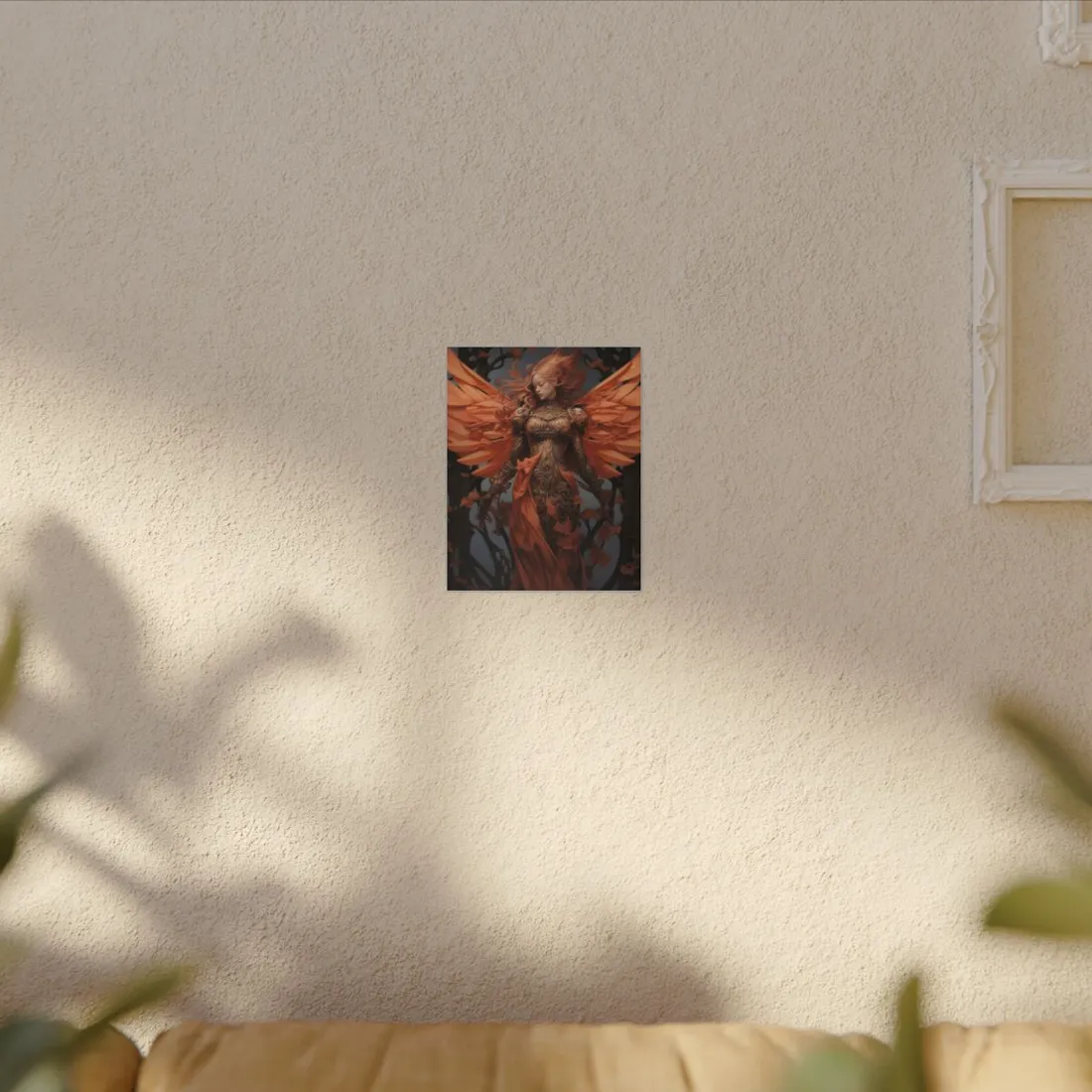 Songbird Guardian: Vibrant Nature - Canvas