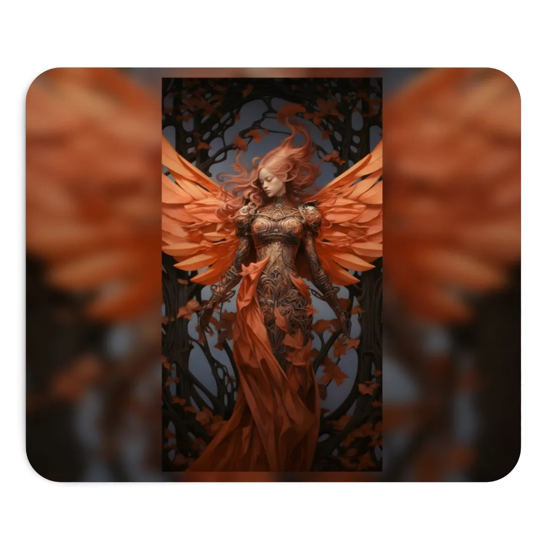Songbird Guardian: Vibrant Nature - Mouse Pad