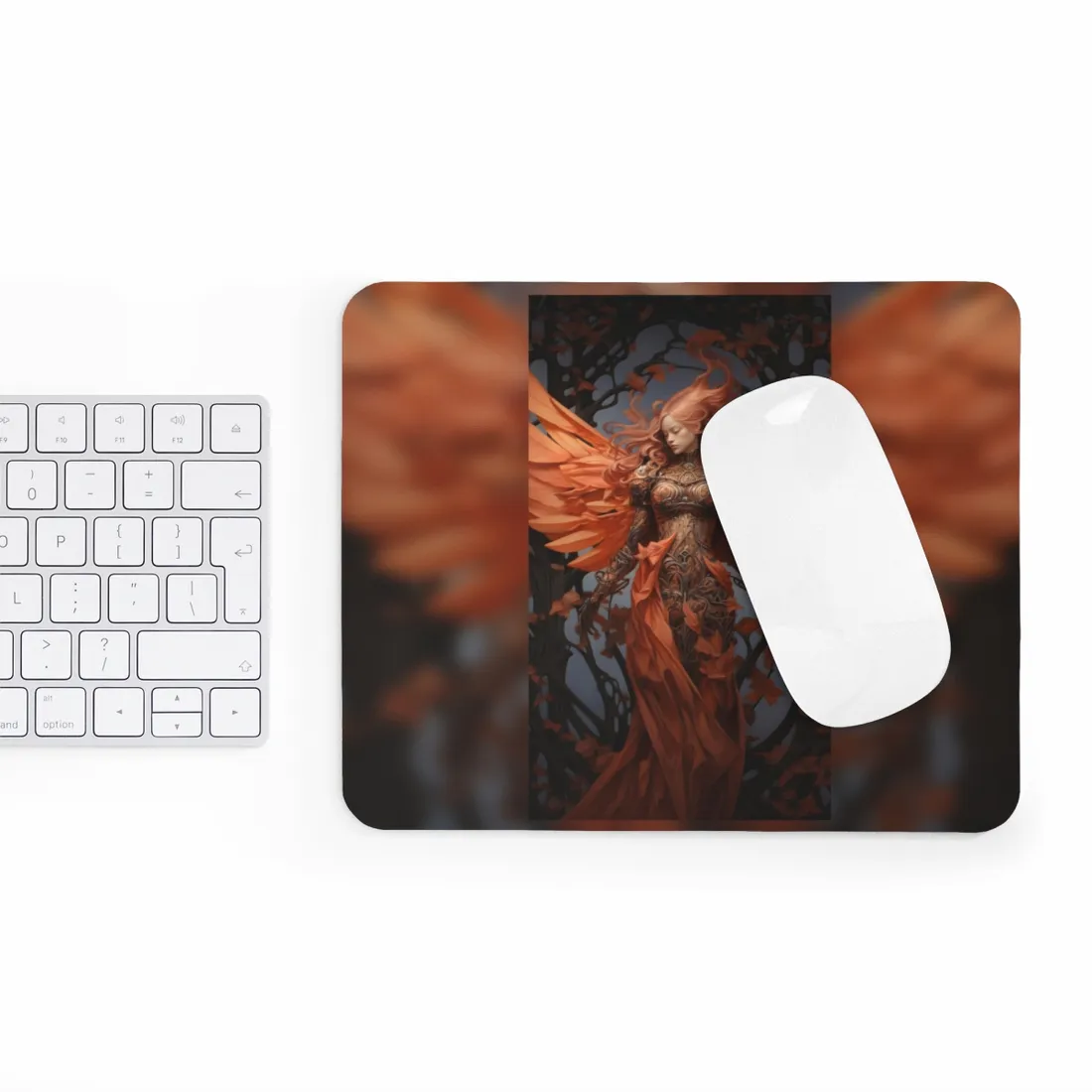 Songbird Guardian: Vibrant Nature - Mouse Pad
