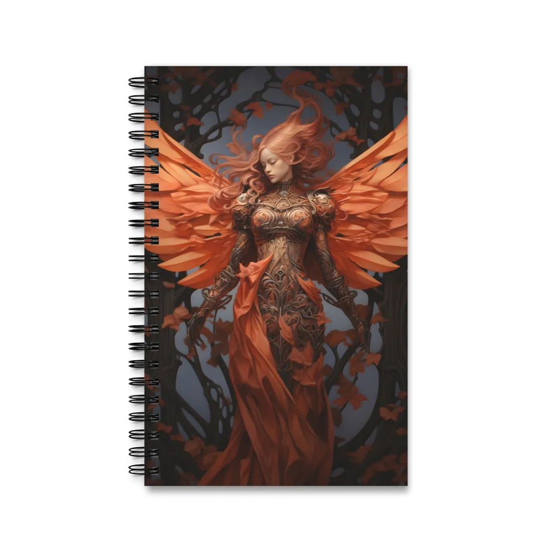 Songbird Guardian: Vibrant Nature - Spiral Notebook