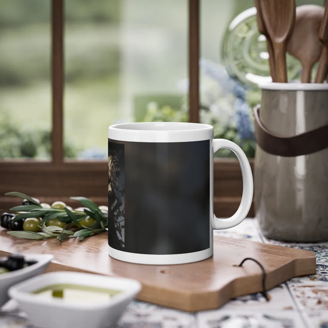 Songbird on Turtle: A Harmonious Union in Nature - Mug