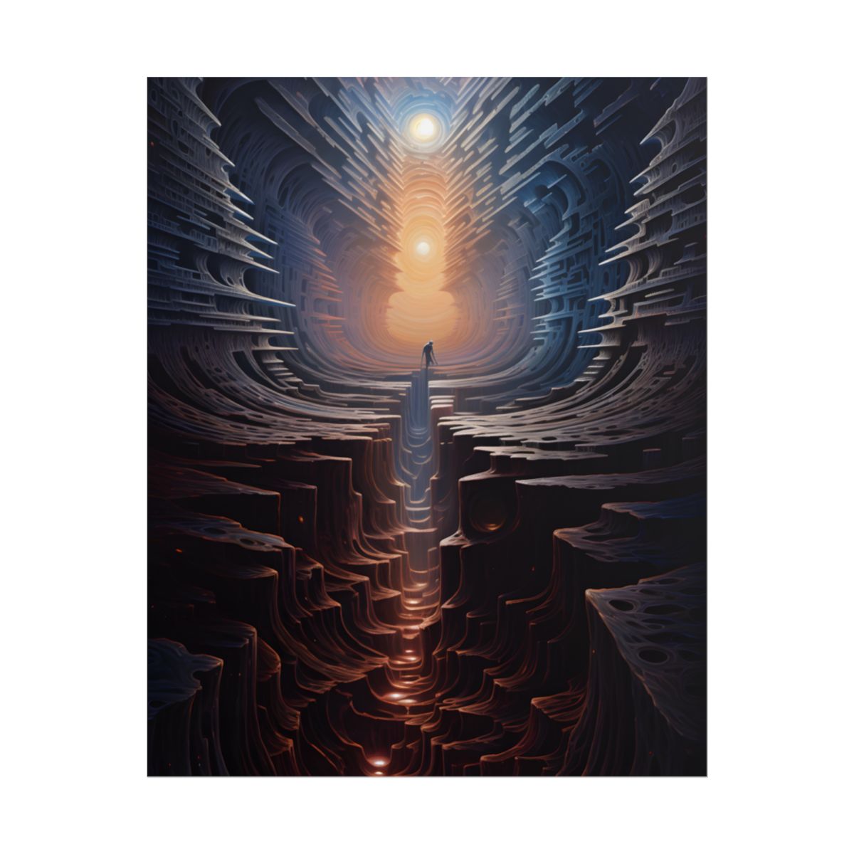 Space Explorer Journey: Intrepid Voyager Through the Galaxy - Poster