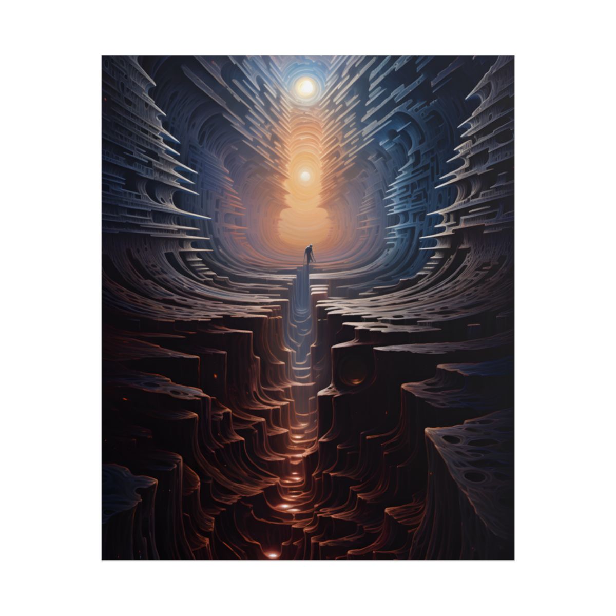 Space Explorer Journey: Intrepid Voyager Through the Galaxy - Poster