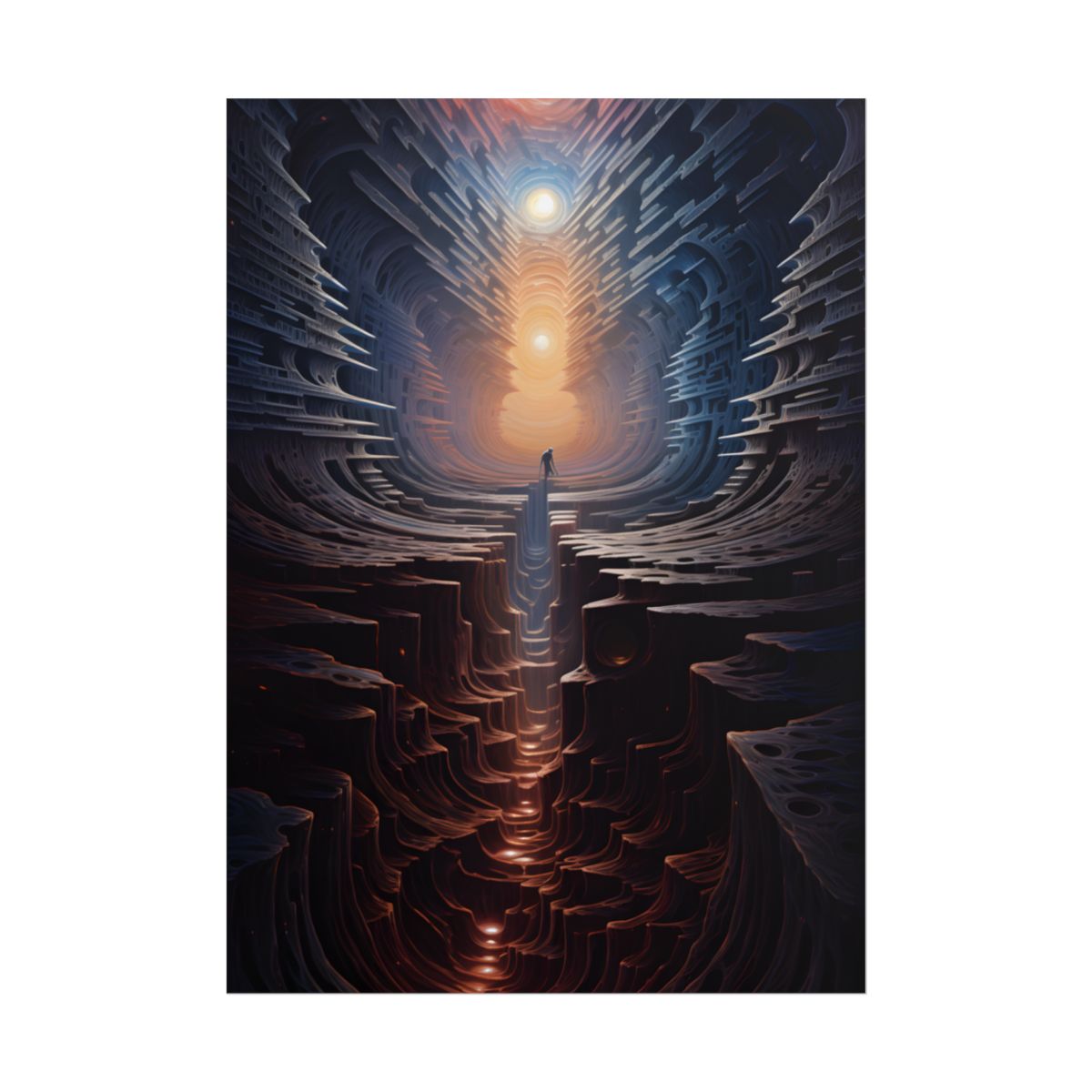 Space Explorer Journey: Intrepid Voyager Through the Galaxy - Poster