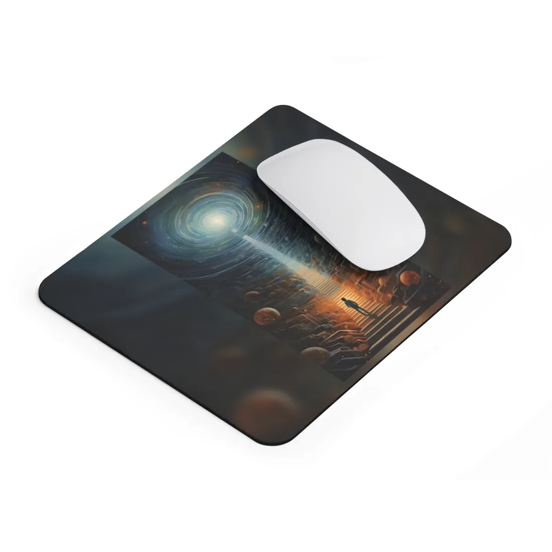 Space Explorer: Stellar Artwork by Intrepid Astronaut - Mouse Pad