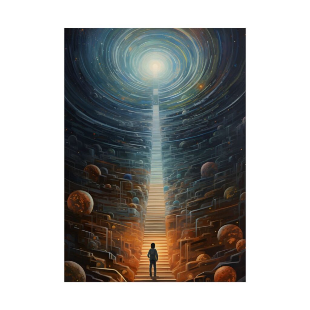 Space Explorer: Stellar Artwork by Intrepid Astronaut - Poster