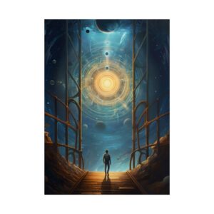 Stairway to Glowing Portal Poster