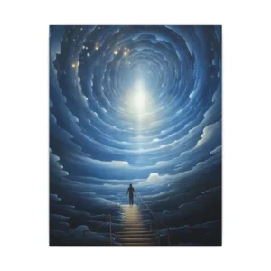 Stairway into Light Canvas Print