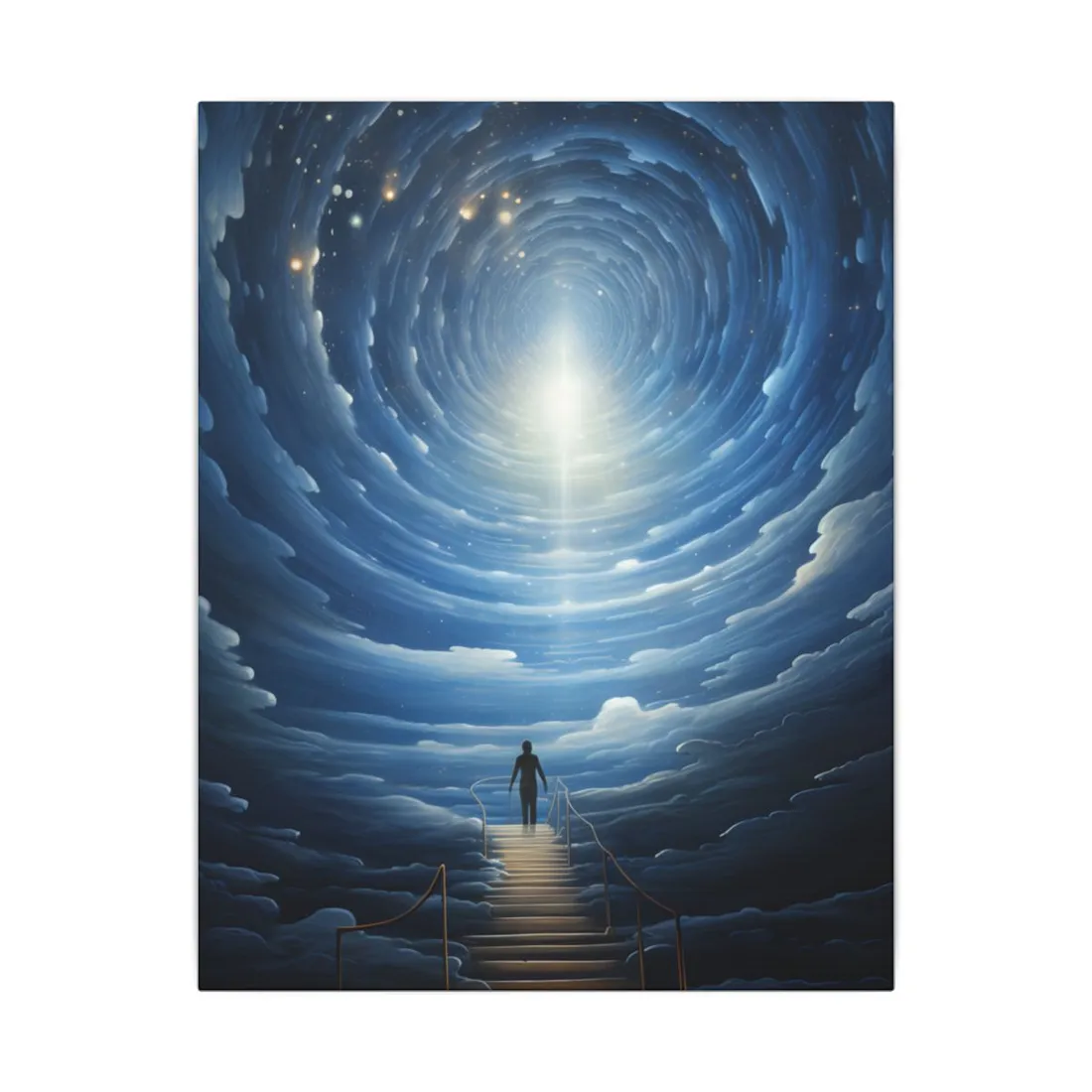 Space-Time Explorer: Cosmic Journey Art - Canvas