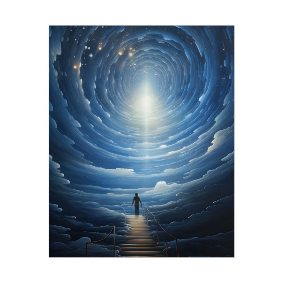 Space-Time Explorer: Cosmic Journey Art - Poster