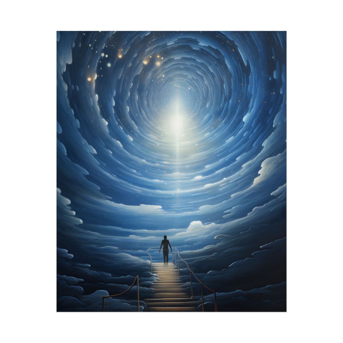 Space-Time Explorer: Cosmic Journey Art - Poster